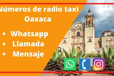 números de taxis en oaxaca